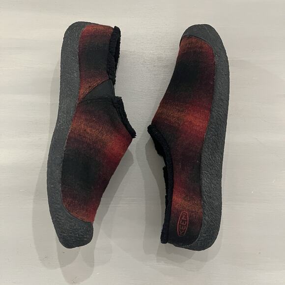 Keen Womens Shoes Howser Size 7.5 Plaid Slipper Clog Loafer Mule Pre Owned - Picture 6 of 12